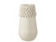 Krémová keramická váza Ibiza white - Ø 18*33cm J-Line by Jolipa