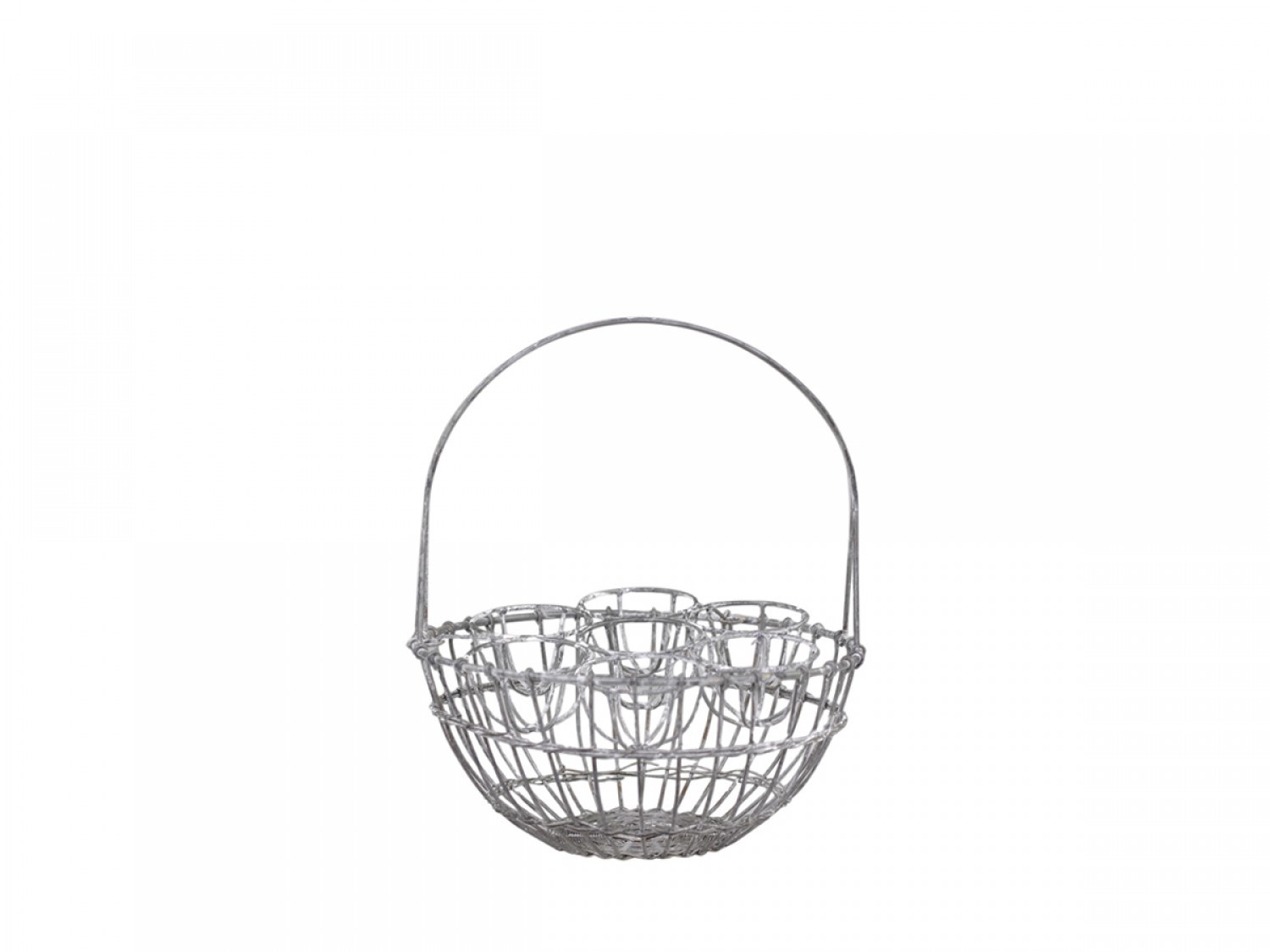 Kovový držák na 7 vajíček - Ø18*22 cm Chic Antique Kovový držák na 7 vajíček - Ø18*22 cm Chic Antique