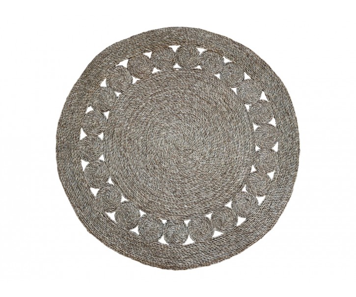 Přírodní kulatý koberec z mořské trávy - Ø120 cm Chic Antique