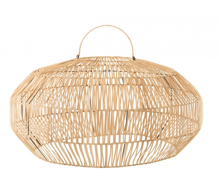 Závěsné přírodní ratanové stínidlo Drim - Ø 57*41 cm/ E27 J-Line by Jolipa