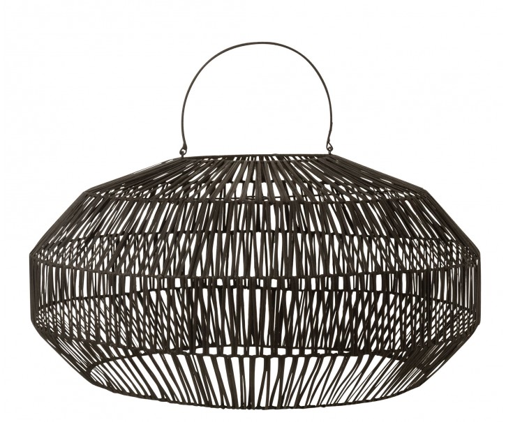 Závěsné přírodní ratanové stínidlo Drim - Ø 58*30 cm/ E27 J-Line by Jolipa