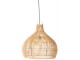 Závěsné přírodní ratanové stínidlo Pear shape - Ø 83*76 cm/ E27 J-Line by Jolipa