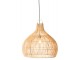 Závěsné přírodní ratanové stínidlo Pear shape - Ø 83*76 cm/ E27 J-Line by Jolipa