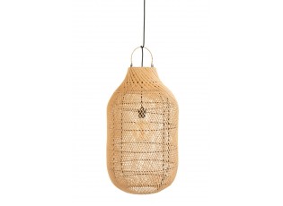 Závěsné přírodní ratanové stínidlo Cylsha - Ø 40*75 cm/ E27