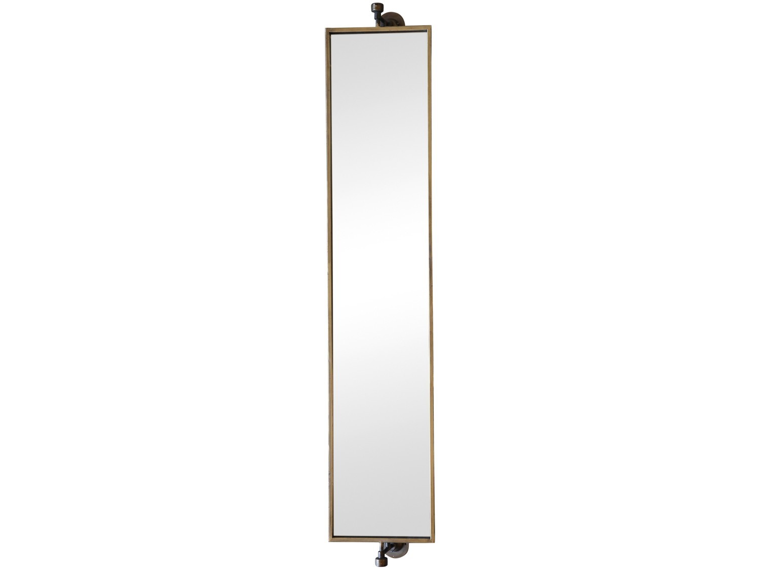 Bronzové antik otočné nástěnné zrcadlo Marry - 27*13*144 cm Chic Antique Bronzové antik otočné nástěnné zrcadlo Marry - 27*13*144 cm Chic Antique