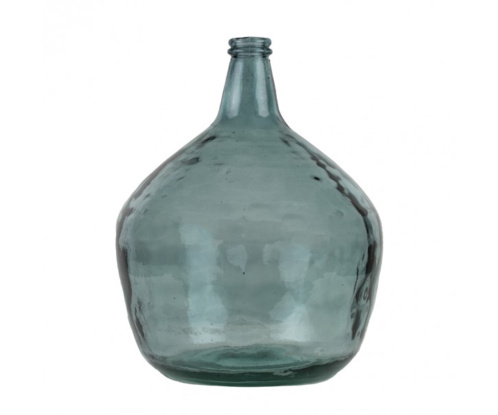 Modrá skleněná váza z recyklovaného skla 16L - Ø32*42cm Mars & More 