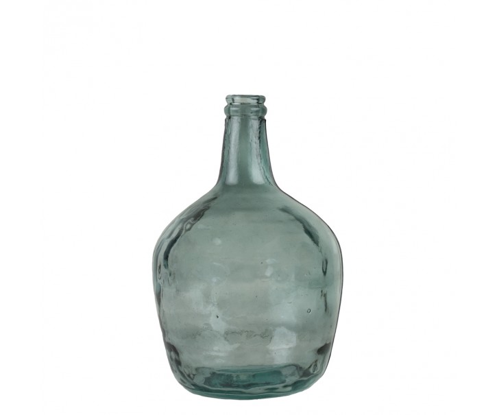 Modrá skleněná váza z recyklovaného skla 4L - Ø19*31cm Mars & More 