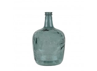 Modrá skleněná váza z recyklovaného skla 8L - Ø21*36cm