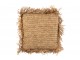 Přírodní lýkový polštář s třásněmi Raffia - 45*45*15 cm J-Line by Jolipa