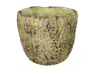 Cementový květináč se vzorem L- Ø 20*18 cm