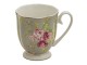 Porcelánový hrnek s květy - 11*8*10 cm / 290 ml Clayre & Eef