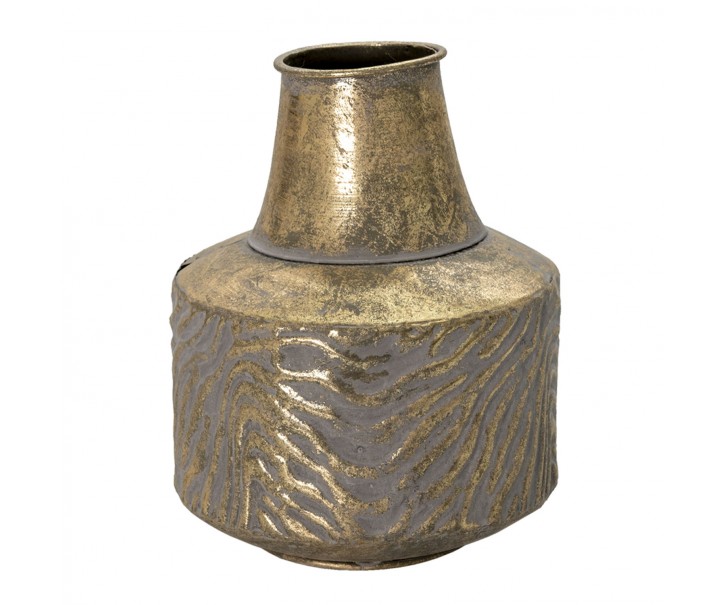 Zlatá antik dekorační váza Holly - Ø 15*21 cm Clayre & Eef