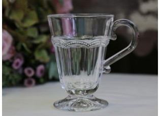 Sklenička s uchem na noze Antoinette 0,2l - Ø8*11 cm 