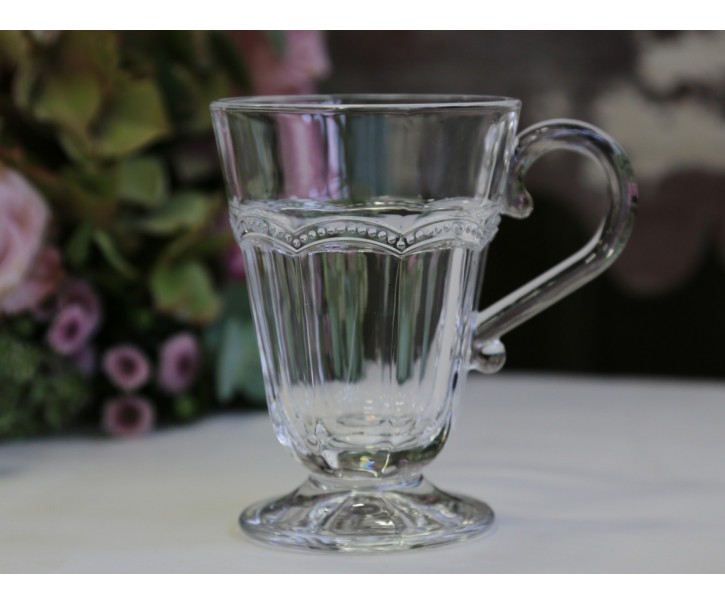 Sklenička na noze Antoinette 0,2l - Ø8*11 cm Chic Antique