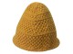 Žlutá pletená zimní čepice- 20 cm Clayre & Eef