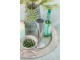 Stříbrná sklenička na šampaňské Oil transparent - Ø 7*23 cm J-Line by Jolipa
