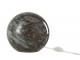 Šedá skleněná kulatá stolní lampa Dany - 22*20*18 cm/ E14 J-Line by Jolipa