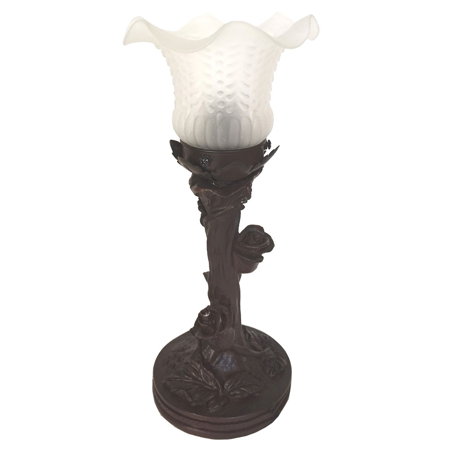 Stolní Tiffany lampa Arjean - Ø 12*31 cm Clayre & Eef Stolní Tiffany lampa Arjean - Ø 12*31 cm Clayre & Eef