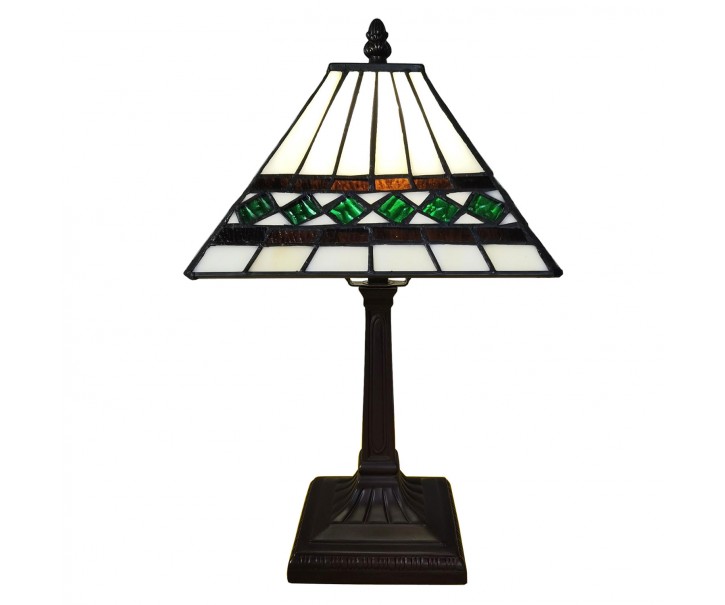 Stolní Tiffany lampa Yolande - 20*20*34 cm Clayre & Eef