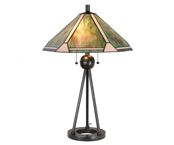 Stolní Tiffany lampa Laverna - Ø 50*73 cm Clayre & Eef