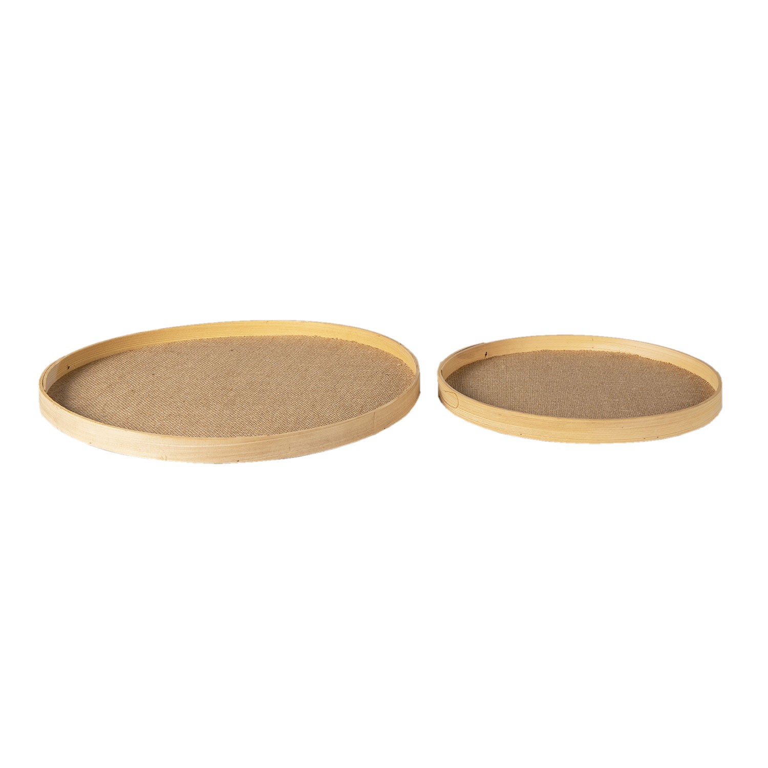 Sada 2 ks podnosů Doreen - Ø 40*3 / Ø 31*3 cm Clayre & Eef Sada 2 ks podnosů Doreen - Ø 40*3 / Ø 31*3 cm Clayre & Eef