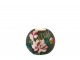 Sada 4s zelených svícnů Embroider - Ø10*9cm J-Line by Jolipa