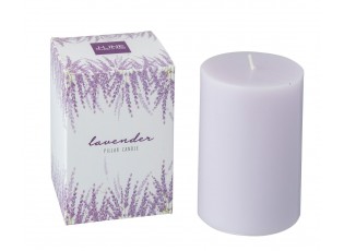 Vonná svíčka v dárkové krabičce Lavender - Ø 7*10 /40h 