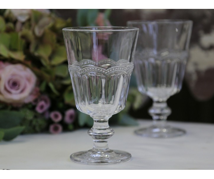 Sklenička na noze Antoinette 0,25l - Ø8*14 cm Chic Antique