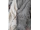 Slabounký mocca bavlněný pléd s třásňovitým vzorem Datty - 135*152 cm Chic Antique