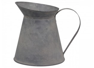Dekorační plechový retro džbánek Jougy - Ø 12*13 cm