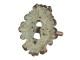 Kovová zelená vintage úchytka - 5*4*7 cm Clayre & Eef