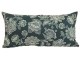 Krémovo - zelený polštář s květy Imbali - 45*45cm J-Line by Jolipa