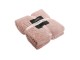 Růžový plyšový pléd Stockholm old pink - 150*200 cm Collectione