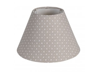 Šedo-béžové stínidlo se vzorem Tami - Ø 25*16 cm 