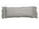 Bílo-černý polštář Rimago s ornamenty a třásněmi - 70*30 cm Light & Living