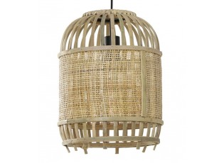 Přírodní bambusové světlo Alifia s výpletem - Ø 28*38cm / E27