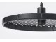 Černé ratanové světlo Paloma s výpletem - Ø 40*3cm / E27 Light & Living
