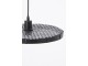 Černé ratanové světlo Paloma s výpletem - Ø 40*3cm / E27 Light & Living