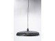 Černé ratanové světlo Paloma s výpletem - Ø 60*9cm / E27 Light & Living