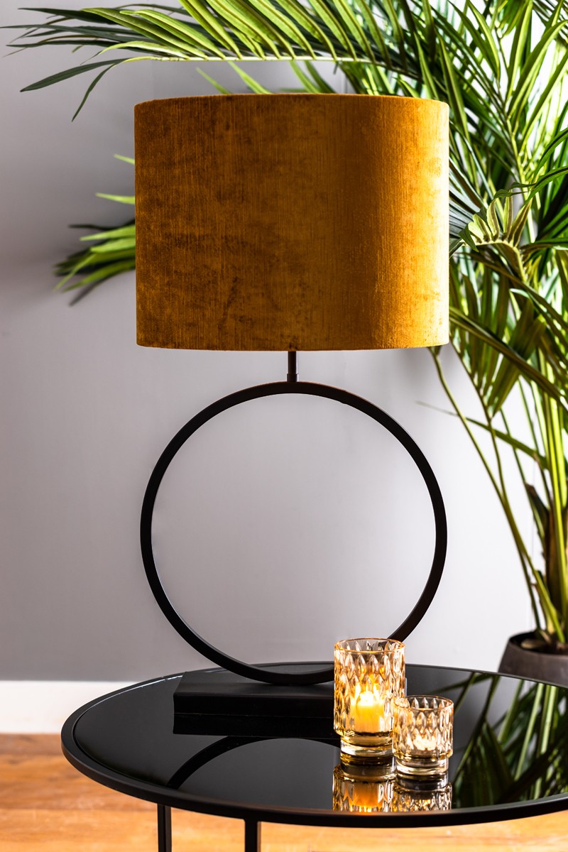 Zlaté sametové stínidlo na lampu Gemstone - Ø 40* 30cm/ E27 Light & Living Zlaté sametové stínidlo na lampu Gemstone - Ø 40* 30cm/ E27 Light & Living