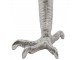 2ks stříbrný kovový svícen ve tvaru slepičích nohou Claw - 11*16*18cm Colmore by Diga