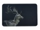Černá podlahová rohožka s jelenem Deer - 75*50*1cm Mars & More 