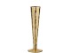 Zlatá sklenička na šampaňské Glass golden - Ø 7*23 cm J-Line by Jolipa