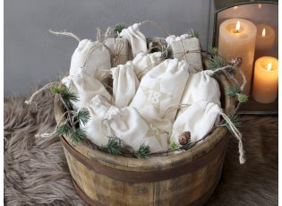 Adventní kalendář - 24ks pytlíčků - 9,5*14,5 cm