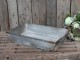 Plechový zinkový podnos s uchy Willy - 50*30*10 cm Chic Antique