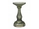 Zelený skleněný svícen Diamond - Ø 9*17 cm Chic Antique