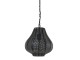 Černé závěsné kovové světlo Micha - Ø27*33cm Light & Living