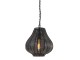 Černé závěsné kovové světlo Micha - Ø27*33cm Light & Living
