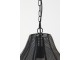 Černé závěsné kovové světlo Micha - Ø27*33cm Light & Living