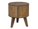 Hnědý odkládací stolík Canya - Ø 35*39 cm Light & Living